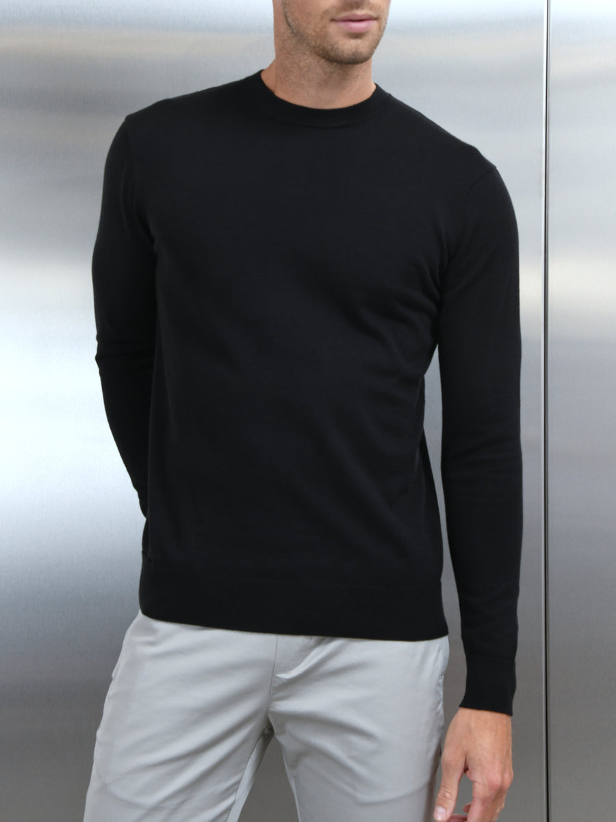 FLARETO© Cotton Knitted Crew Neck Sweatshirt